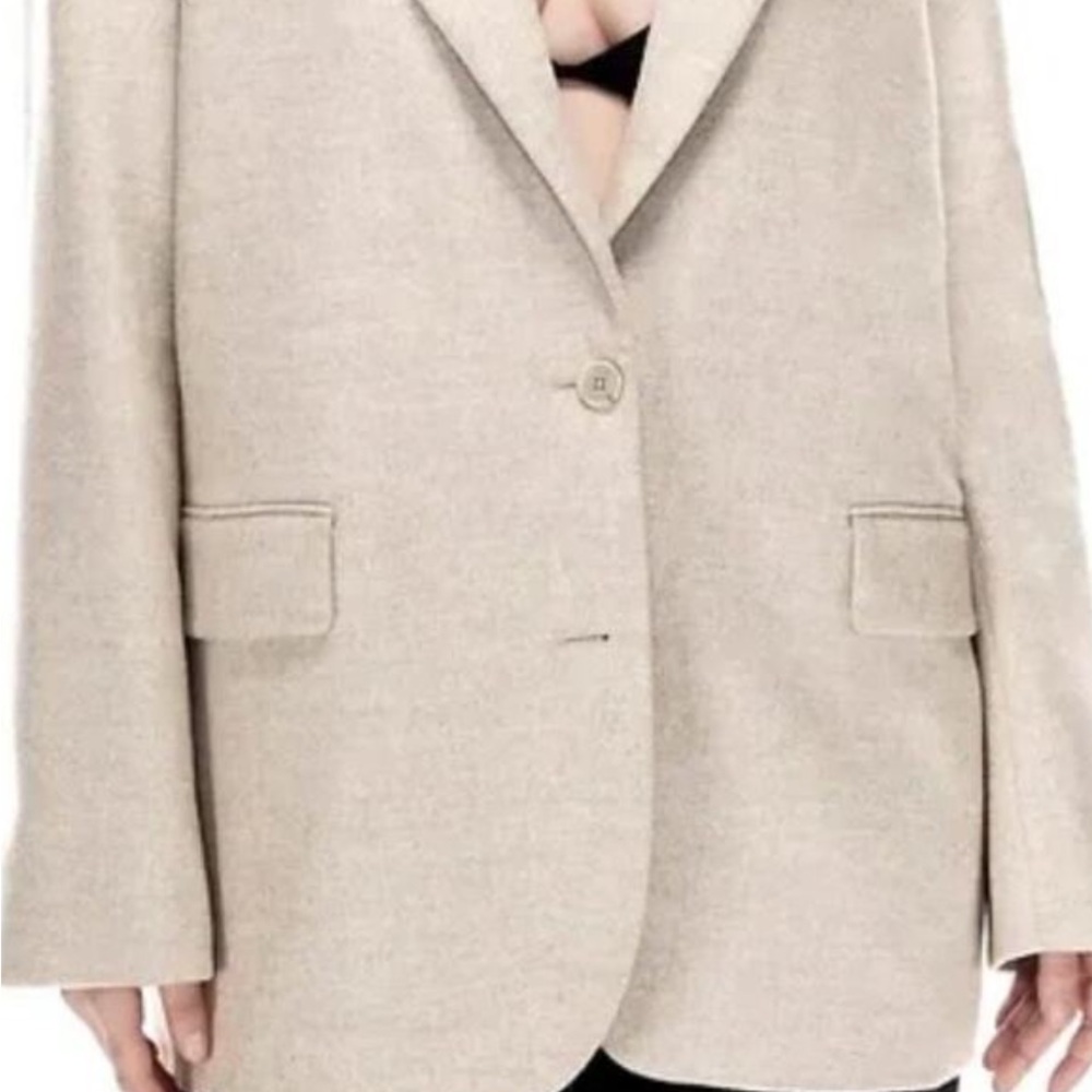 BABATON woman wool blazer NEW BONE color (2XS) runs a little bigger